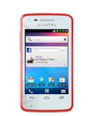 Alcatel One Touch T'Pop White Red
